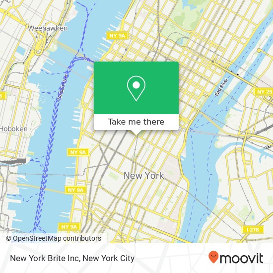 Mapa de New York Brite Inc