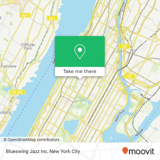 Blueswing Jazz Inc map