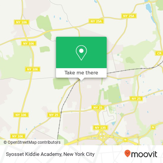 Mapa de Syosset Kiddie Academy