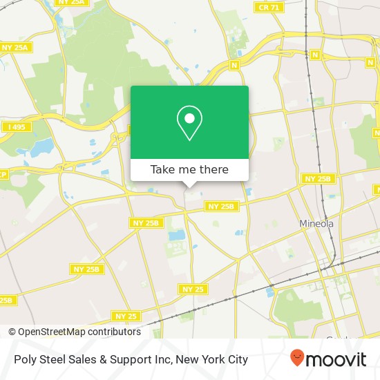 Poly Steel Sales & Support Inc map