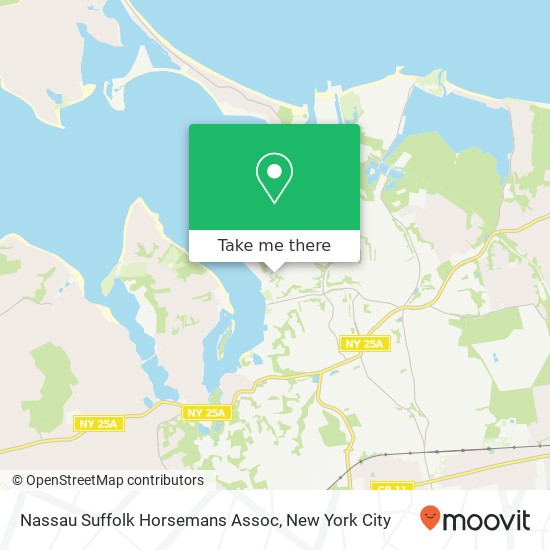 Nassau Suffolk Horsemans Assoc map