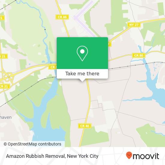 Amazon Rubbish Removal map