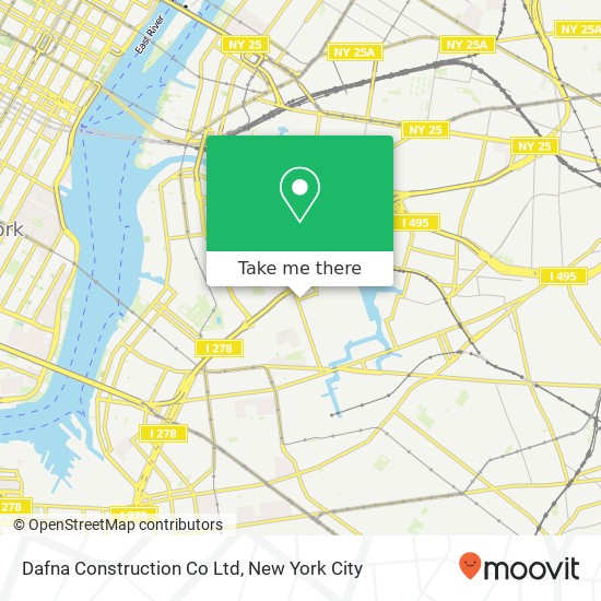 Dafna Construction Co Ltd map