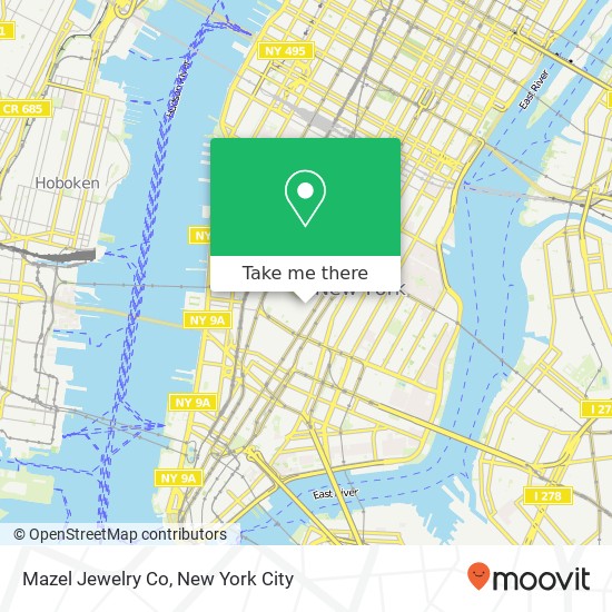 Mapa de Mazel Jewelry Co