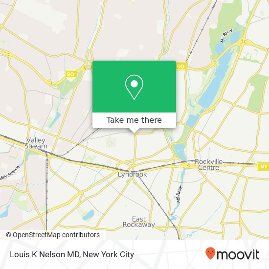 Louis K Nelson MD map