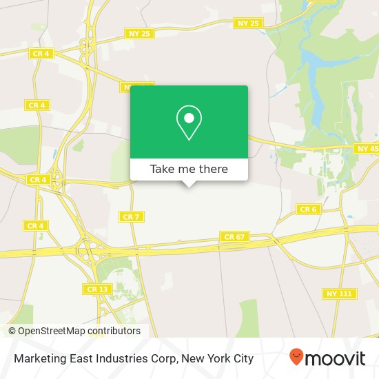 Marketing East Industries Corp map