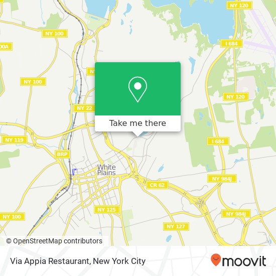 Via Appia Restaurant map