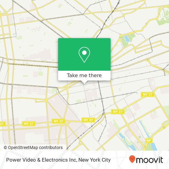 Power Video & Electronics Inc map
