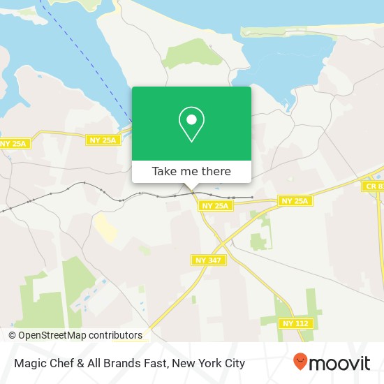 Magic Chef & All Brands Fast map