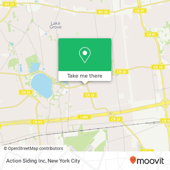 Action Siding Inc map