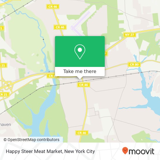 Happy Steer Meat Market map