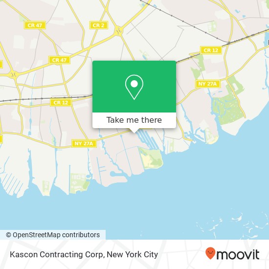 Kascon Contracting Corp map