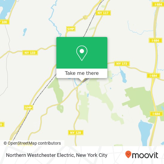 Northern Westchester Electric map