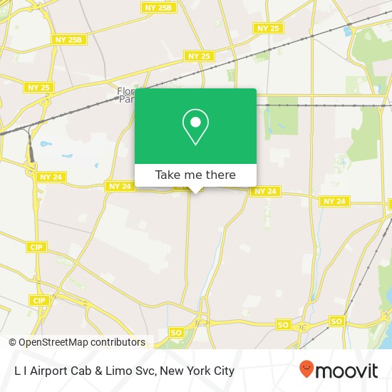 Mapa de L I Airport Cab & Limo Svc