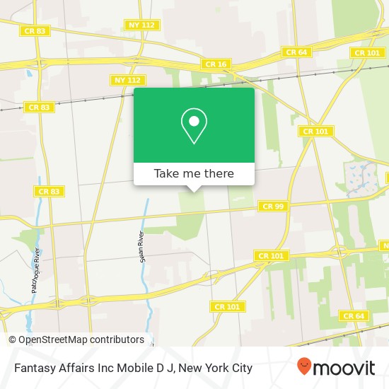 Mapa de Fantasy Affairs Inc Mobile D J