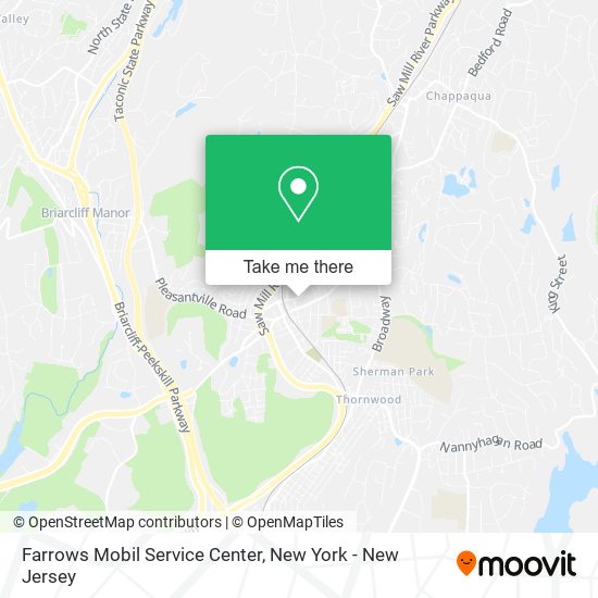 Farrows Mobil Service Center map