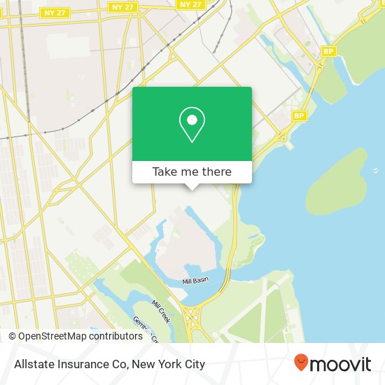 Allstate Insurance Co map