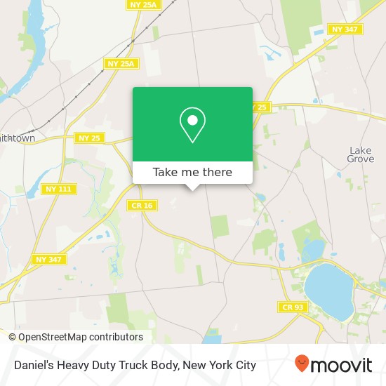 Daniel's Heavy Duty Truck Body map