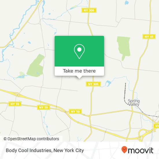 Body Cool Industries map