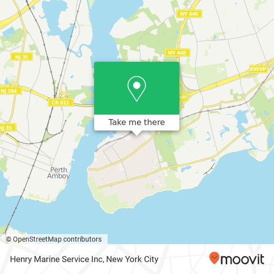 Henry Marine Service Inc map