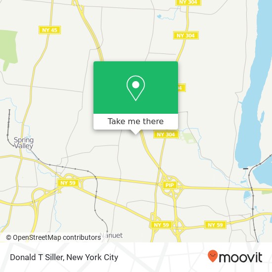 Donald T Siller map