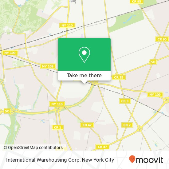 International Warehousing Corp map