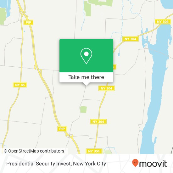 Mapa de Presidential Security Invest