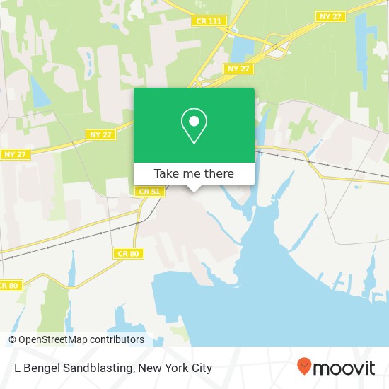 L Bengel Sandblasting map