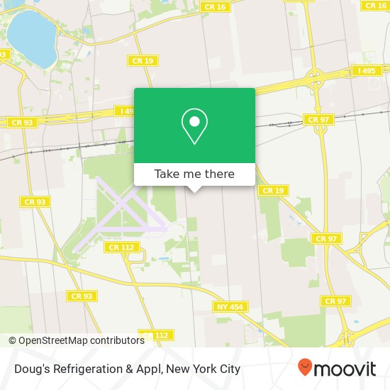 Doug's Refrigeration & Appl map