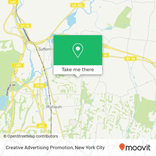 Creative Advertising Promotion map