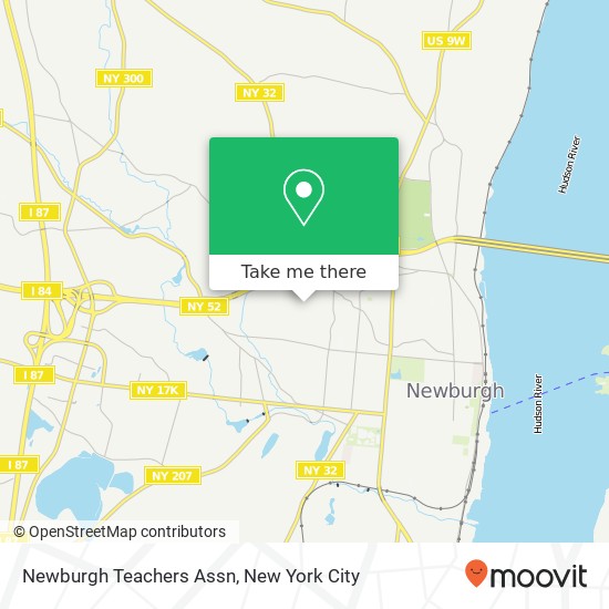 Newburgh Teachers Assn map