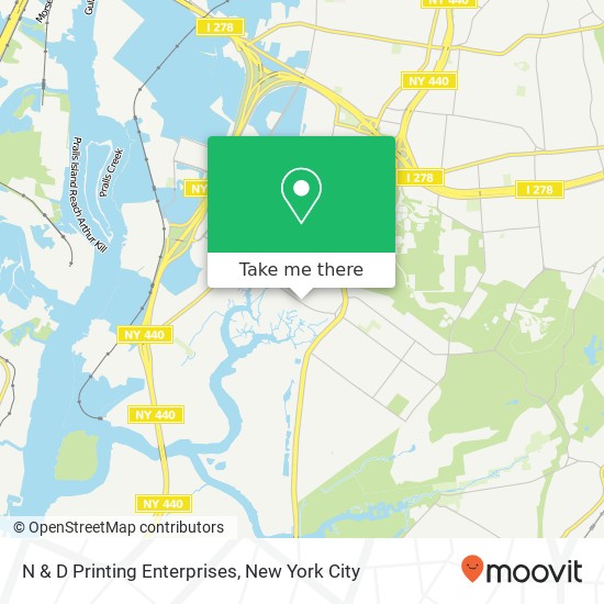 N & D Printing Enterprises map