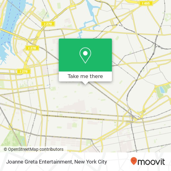 Joanne Greta Entertainment map