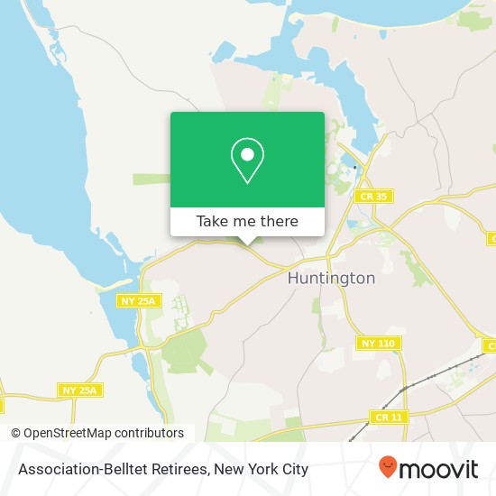 Association-Belltet Retirees map