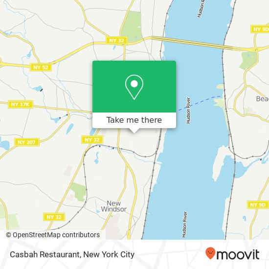 Mapa de Casbah Restaurant