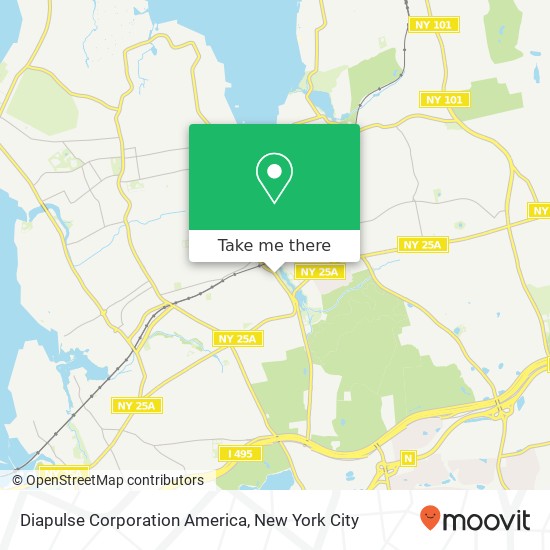 Diapulse Corporation America map