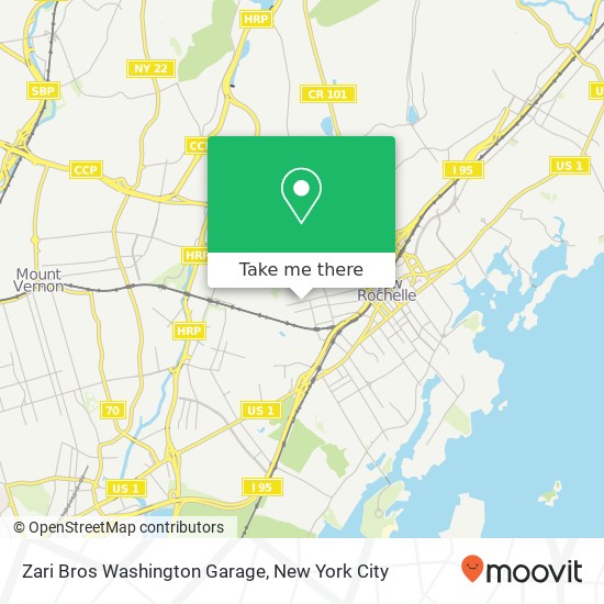 Zari Bros Washington Garage map