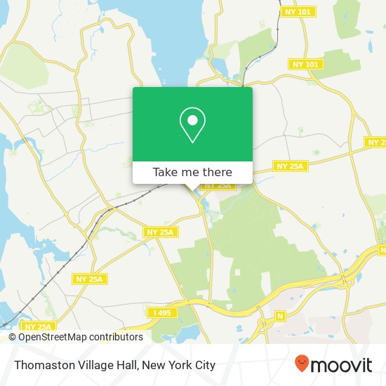 Thomaston Village Hall map