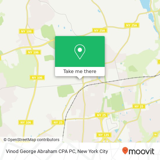 Vinod George Abraham CPA PC map