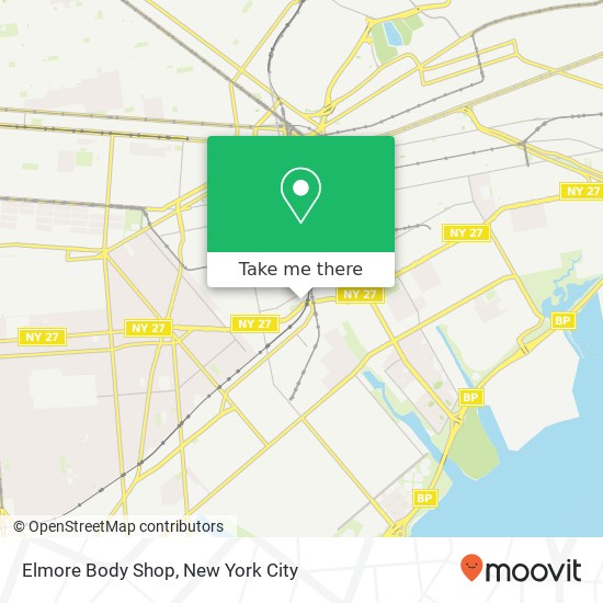 Elmore Body Shop map