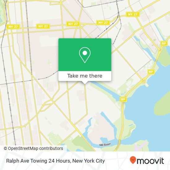 Mapa de Ralph Ave Towing 24 Hours