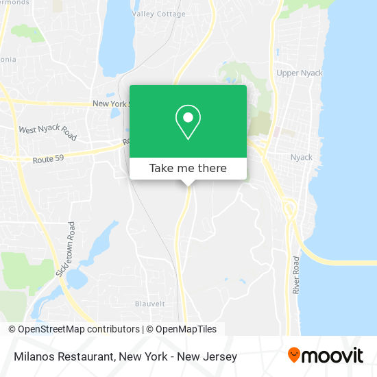 Milanos Restaurant map