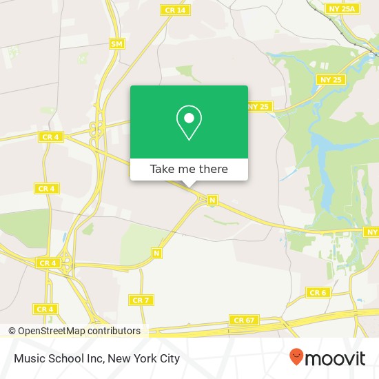 Music School Inc map