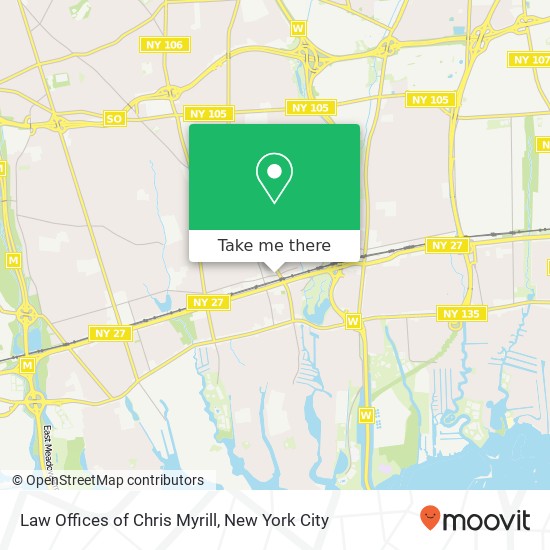Mapa de Law Offices of Chris Myrill