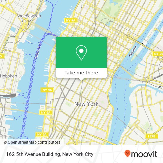 Mapa de 162 5th Avenue Building