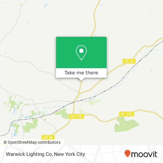Warwick Lighting Co map