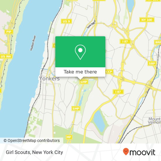 Girl Scouts map