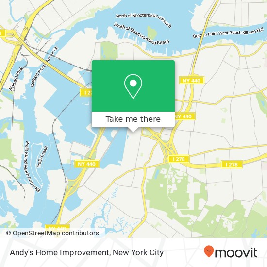 Andy's Home Improvement map