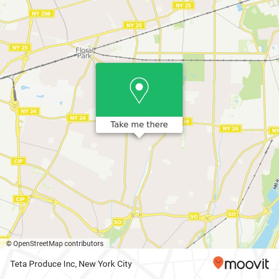 Mapa de Teta Produce Inc
