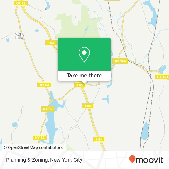 Mapa de Planning & Zoning